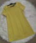 Рокля суинг в цвят горчица , снимка 1
