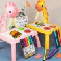 Детска маса за рисуване с проектор, жираф, снимка 1 - Рисуване и оцветяване - 42605818