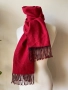 Червен/ черен шал, от 100 % baby alpaca/ мъжки шал, снимка 5