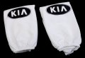 Автомобилни калъфки за наглавници (2бр. К-Т) За Kia Киа / Бял Цвят Универсален и Еластичен Модел