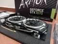 Запазена геймърска видеокарта MSI GeForce GTX 1070 ARMOR OC 8GB (пълна окомплектовка), снимка 6