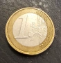 Френска Евро монета от 1 Евро- дървото на живота, снимка 1