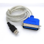 Кабел USB to Parallel port, снимка 1 - Кабели и адаптери - 44840518