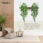 PLANTASPOD Изкуствени висящи растения със саксии (2 броя), снимка 7