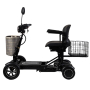 Електрическа сгъваема четириколка MaxMotors 750W - black, снимка 1 - Инвалидни колички - 44659783