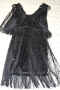 Елегантна рокля с реси и пайети
