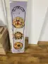 метална стойка за стена с три керамични чиний, снимка 1