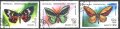 Клеймовани марки Фауна Пеперуди 1992 от Мадагаскар, снимка 1 - Филателия - 35736516