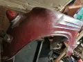 Калник ведно с основа за седалката на старата малка ЯВА , снимка 1