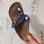 Birkenstock чехли  Gizeh Bs 1005301 Тъмносин номер 41, снимка 15