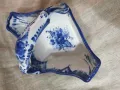 Порцеланова авторска бонбониера,фруктиера,кошница Гжель, снимка 2