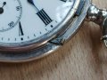 Сребърен джобен часовник Longines , снимка 18