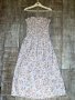 Разкошна нова дълга спортно елегантна ежедневна рокля hm флорален принт нежни лилави цветя , снимка 4