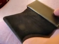 Лукойл калъвче за визитки карти естествена кожа ново, снимка 3