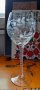 Кристална чаша на столче - гравирана , снимка 1 - Антикварни и старинни предмети - 36009420