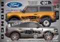 Ford BRONCO стикери надписи лепенки фолио SK-SJV1-F-BR, снимка 1