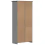 vidaXL Етажерка за книги BODO сива 82x40x173 см бор масив, снимка 6