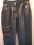 Кожен карго панталон , снимка 2