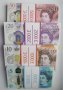 Висококачествени реквизитни сувенирни пари. Банкноти 5, 10, 20, 50 британски лири, снимка 1 - Нумизматика и бонистика - 41183575