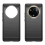 Realme 14 Pro 5G Удароустойчив Carbon Fiber Калъф и Протектор, снимка 4