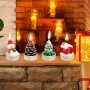 12 Коледни ароматни чаени свещи в кутия, снимка 3