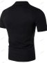 Мъжка бързосъхнеща поло тениска с яка и три копчета Pique Jersey, 2цвята - 023, снимка 5