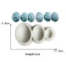 3 яйца яйце силиконов молд форма фондан декор украса, снимка 4
