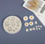1 бр., форма за шоколад с маргаритки, 3D силиконова форма, форма за бонбони с цветя, форма за фондан, снимка 8