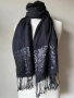 Шал с пайети в черно и кафяво/ различни видове, снимка 9