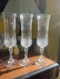 Френски кристални чаши за шампанско 4 броя -20.5  см височина  Цена-40 лв, снимка 2
