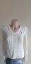 POLO Ralph Lauren Cable Pima Cotton  V - Neck Size S НОВО! ОРИГИНАЛ! Дамски Пуловер!, снимка 1