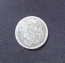 шилинг 1820г. сребърна монета Англия Джордж lll., снимка 3