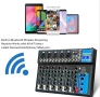 Професионален 7-канален студиен миксер Depusheng HT7 Bluetooth с USB DJ MP3 жак , снимка 9