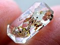 Уникален ултра рядък  петролен кварц диамант, снимка 7