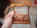 Две дървени поставки за лули, снимка 5