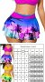 Дамски Push Up комплект бикини с бански пола Празничен бански костюм Плажно облекло за къпане, снимка 2