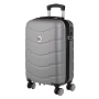 Куфар за ръчен багаж 33л, сив метален_1245724, снимка 1