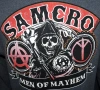 SAMCRO Sons Of Anarchy Men of Mayhem Grey Long Sleeve Hoodie Size M Official Product 2016, снимка 5