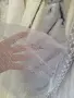 Фино полупрозрачно перде с ленен ефект и нежен дискретен блясък , снимка 4