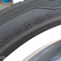 комплект Ляти алуминиеви джанти 17"/ 5х120 / и Гуми hankook, 215/55R, 17", снимка 3 - Гуми и джанти - 35781141