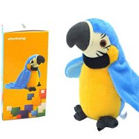 Детски плюшен говорещ папагал, снимка 4 - Плюшени играчки - 34705571