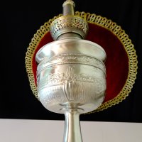 Газена лампа Кosmos Вrenner с картина Лорелай,калай. , снимка 7 - Антикварни и старинни предмети - 40951161