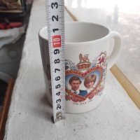 Английска колекционерска чаша порцелан Чарлз и Даяна, снимка 7 - Антикварни и старинни предмети - 41855903