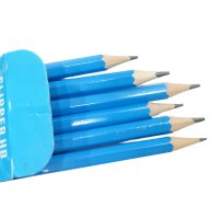 2385 Комплект графитни моливи HB с гума, 12 броя в кутия, снимка 4 - Ученически пособия, канцеларски материали - 34030542