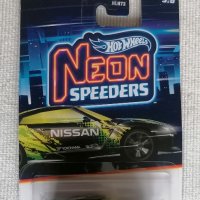 💕🧸Hot Wheels 2017 NISSAN GT-R (R35)  NEON SPEEDERS, снимка 1 - Колекции - 44532188