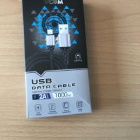 Кабел lightning USB Iphone, снимка 1 - USB кабели - 40265099