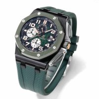 Мъжки часовник Audemars Piguet Royal Oak Offshore Green с швейцарски механизъм, снимка 5 - Луксозни - 40995142