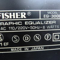 Еквалайзер Fisher EQ-3000, снимка 10 - Ресийвъри, усилватели, смесителни пултове - 38966222