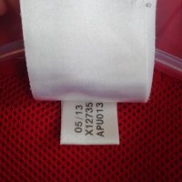 Оригинално яке горнище Адидас Adidas червено 40/42 - М размер , снимка 4 - Спортни дрехи, екипи - 34487355