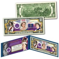 2$ Банкнота редките два долара Елизабет II, снимка 1 - Нумизматика и бонистика - 40569271